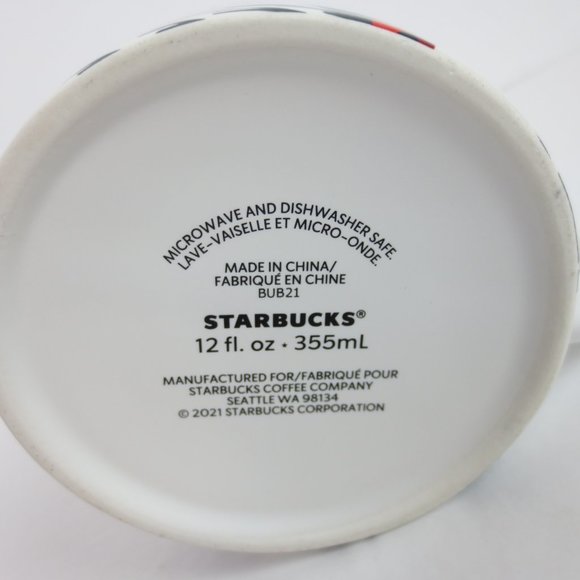 Starbucks Coffee Mug Christmas Happy Berry 12oz-355ml 2021 - Picture 5 of 5